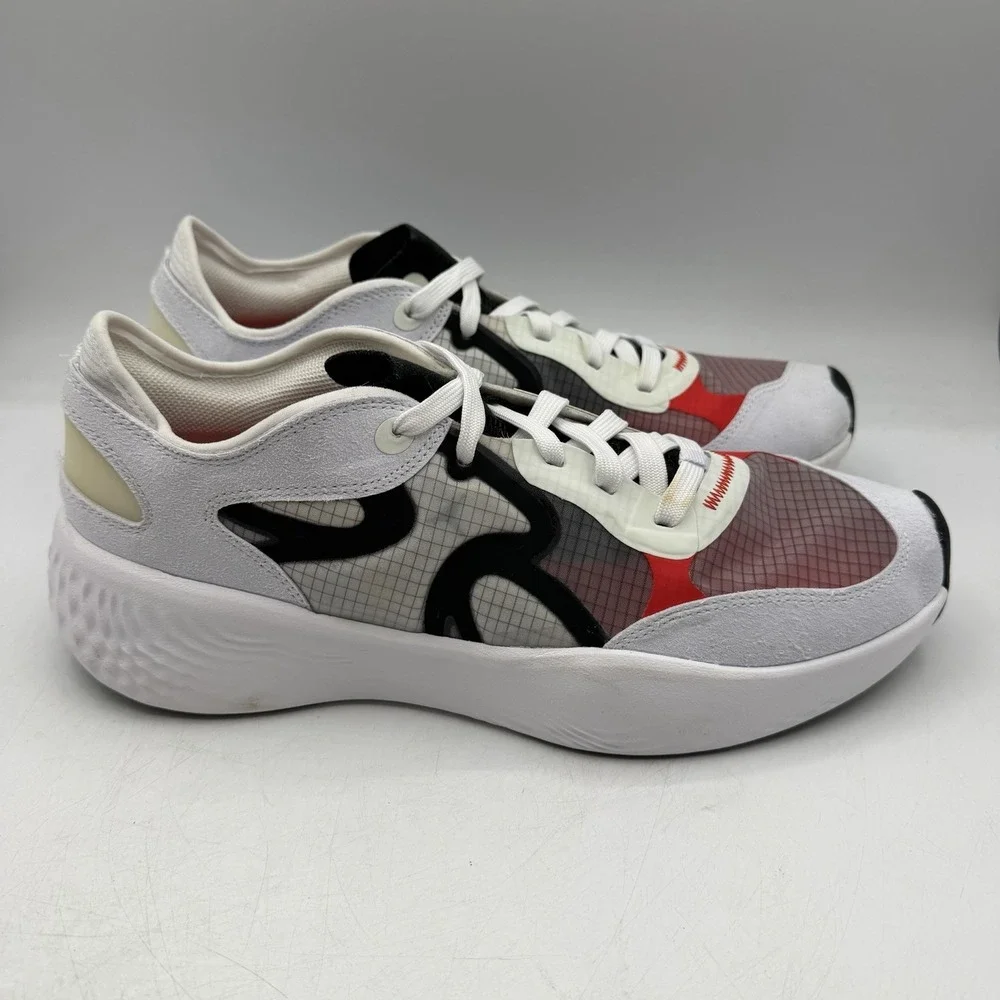 Air Jordan Delta 3 Low Shoes Mens Sz 10.5 White/Chile Red Sneakers DN2647-160‎